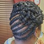 Sew on a wig,braid and style it