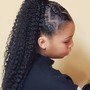 Cornrow with extensions