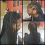 Retwist, Palm Roll, Medium, Top portion only