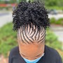 Two strand twists/individual braids (plaits)