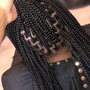 Small Knotless Box Braids