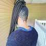 Top cornrows/individuals (all to the back) hair included