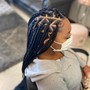 Medium box braids