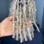 Butterfly locs Bob length