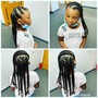 Feed in Braids(5-7 braids)