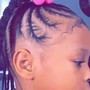 Kid box braids