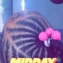 Kid box braids