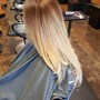 All Over Color + Full Foil Highlights + Haircut