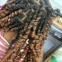 Loose Hair Crochet Braids with Shampoo