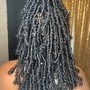 Short invisible locs