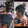 Natural Flexi Rods SLEEK Up-do