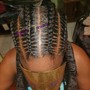 Kid's Braids w/ Beads added