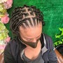 Half head. Starter locs