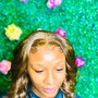 Kid's French Braids with weave or yarn