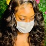 Quick weave lace closure