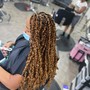 Boho Knotless Braids