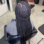 Medium Bohemian box braids