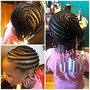 Kids Natural Braided Style (MEDIUM)(Ages 10-12)