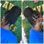 Boys men bun braids