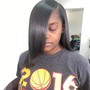 Half up Half Down Sew In