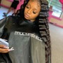 Medium knotless braids