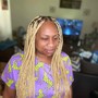 Large Knotless Box Braids