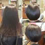 Short hair Silk Press