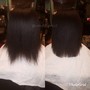 Long hair Silk Press