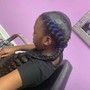 2 Feed In Braids