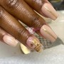 The Nudes w/Basic Nail Art Overlay