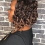 Blow dry/ Press & curl