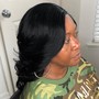 Lace front weave