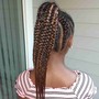 Wig braid down