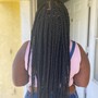 Layered feed in  braids