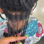 (Two Strand Twist) on Locs Long Hair