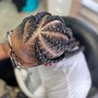 6 Stitch/ Feed In Braids