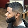 Mens haircut ONLY with razor line