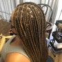 French braids box braids small/medium