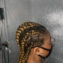 Medium cornrows