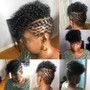 Faux locs bob