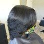 Relaxer,deep cond and trim