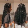 Large Knotless “Goddess Boho”Braids /Human Hair!!