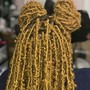 Butterfly/texture locs shoulder length