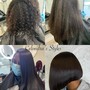 Silk Press, Protein Treatment and Cut