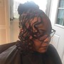 Loc Updo Styling