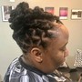 Loc Updo Styling