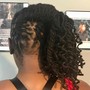 Crochet Ponytail with Extensions