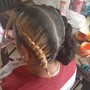 Braided Ponytail/Bun Medium