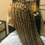 French braids box braids small/medium