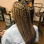 French braids box braids small/medium